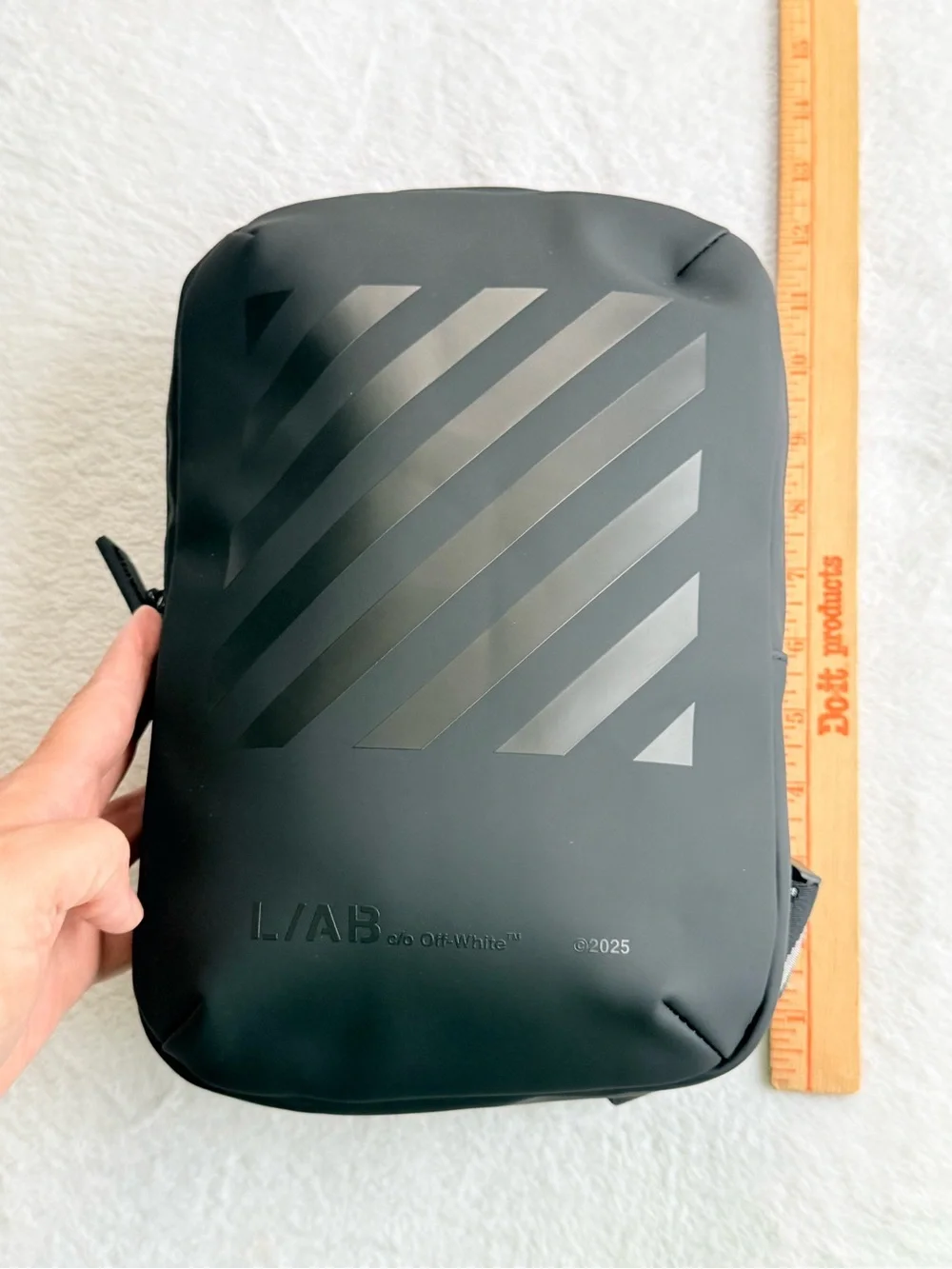 New Off-White L/AB Diagonal Tab Backpack